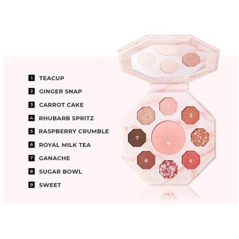 DEAR DAHLIA Diadalia Blooming Edition Secret Garden Palette Tea Party